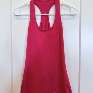 Lululemon Berry (pinkish red) Cool Racerback Tank Size 2